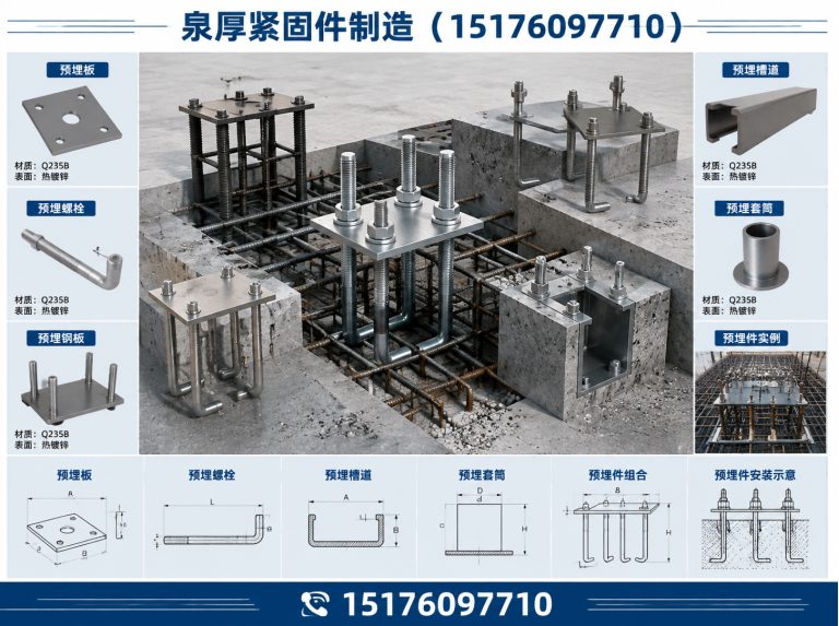 峰峰矿区建筑预埋件展示图